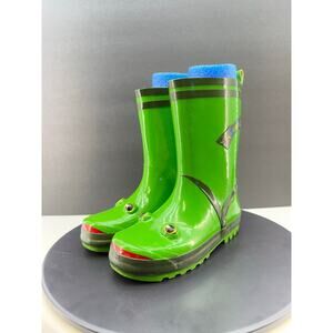 Kidorable Frog Rain Boots Green Toddler Size 12 Waterproof Kids Shoes